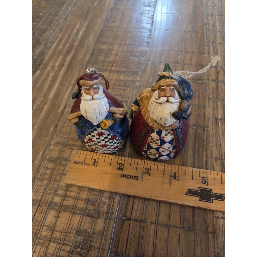 Jim Shore Heartwood Creek Santa Christmas Santas Ornament